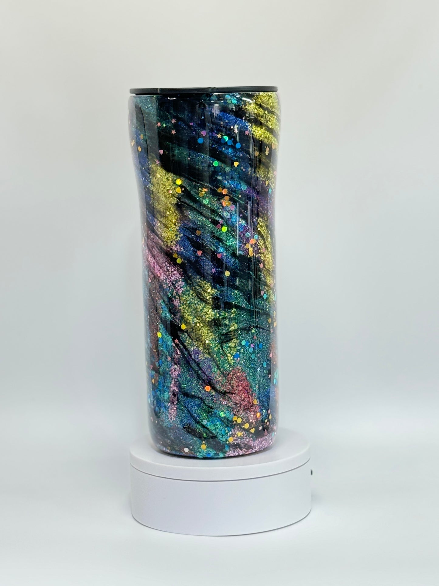 30 Oz Galaxy Glitter Burst Tumbler