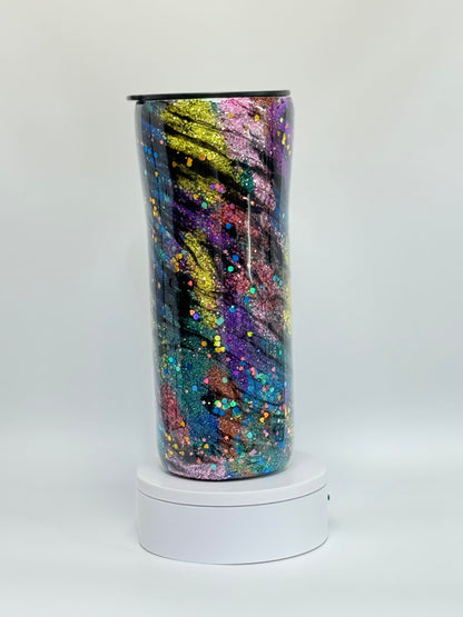 30 Oz Galaxy Glitter Burst Tumbler