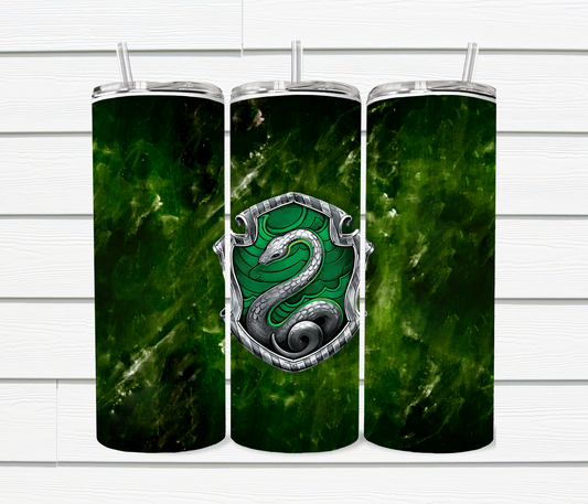 Harry Potter Enchanted Elixirs Sublimated Tumblers-House Of Slytherin