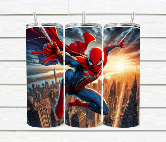 20 Oz Spider-Man Sublimation Tumbler