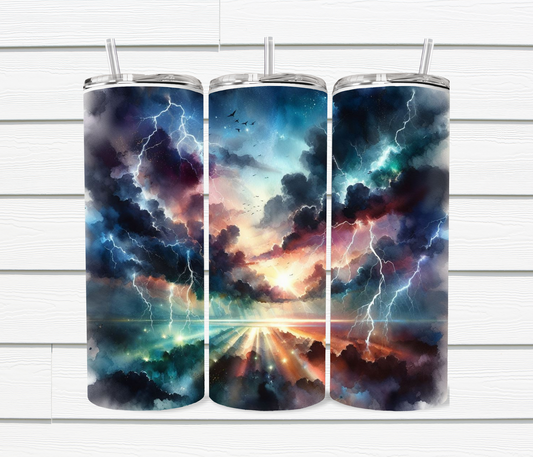 20 Oz Stormy Skies Sublimated Tumblers