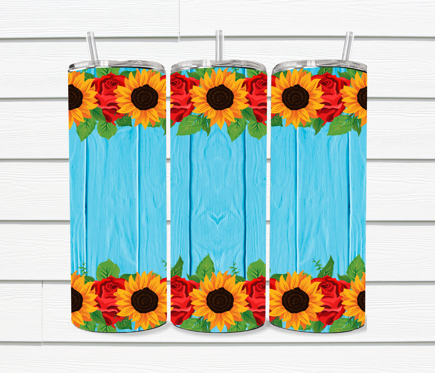 20 Oz Stunning Sunflower Sublimated Tumbler Collection