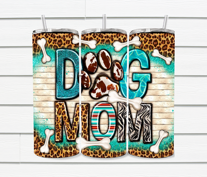 20 Oz Dog Mom Sublimated Tumblers