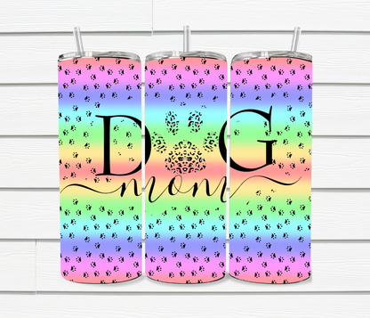 20 Oz Dog Mom Sublimated Tumblers