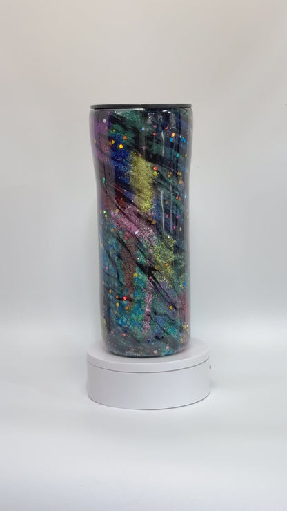 30 Oz Galaxy Glitter Burst Tumbler