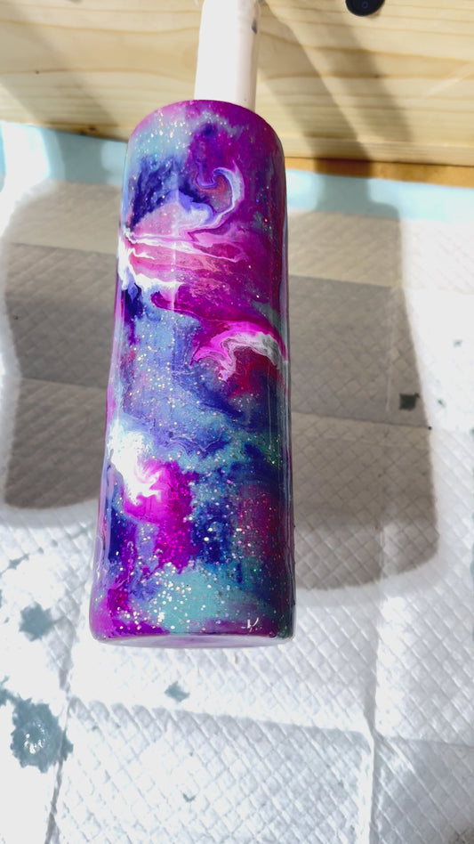 Pink And Purple 30 Oz Tumbler