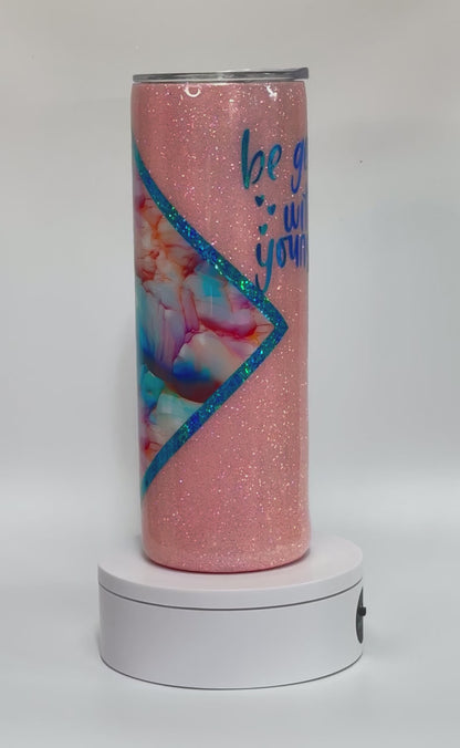 20 Oz Be Gentle Bloom Epoxy Tumbler