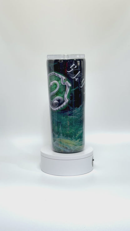 20 Oz Slytherin Epoxy Tumbler