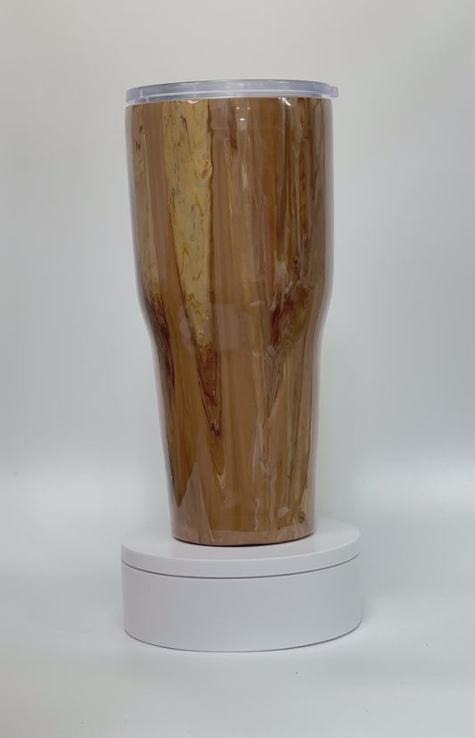 30 Oz Wood Grain Tumbler