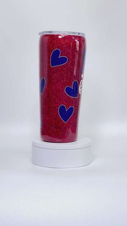 30 Oz Peek A Boo 4th Of July Tumbler