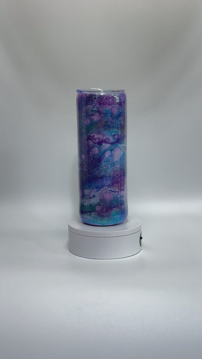 20 Oz Azure Cosmic Dream Epoxy Tumbler