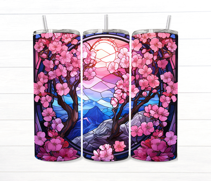 20 Oz Stained Glass Collection Sublimation Tumblers