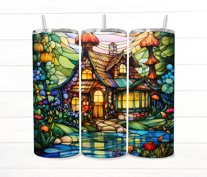 20 Oz Stained Glass Collection Sublimation Tumblers