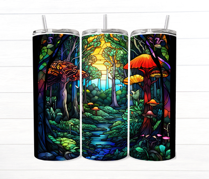 20 Oz Stained Glass Collection Sublimation Tumblers