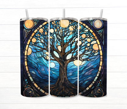 20 Oz Stained Glass Collection Sublimation Tumblers