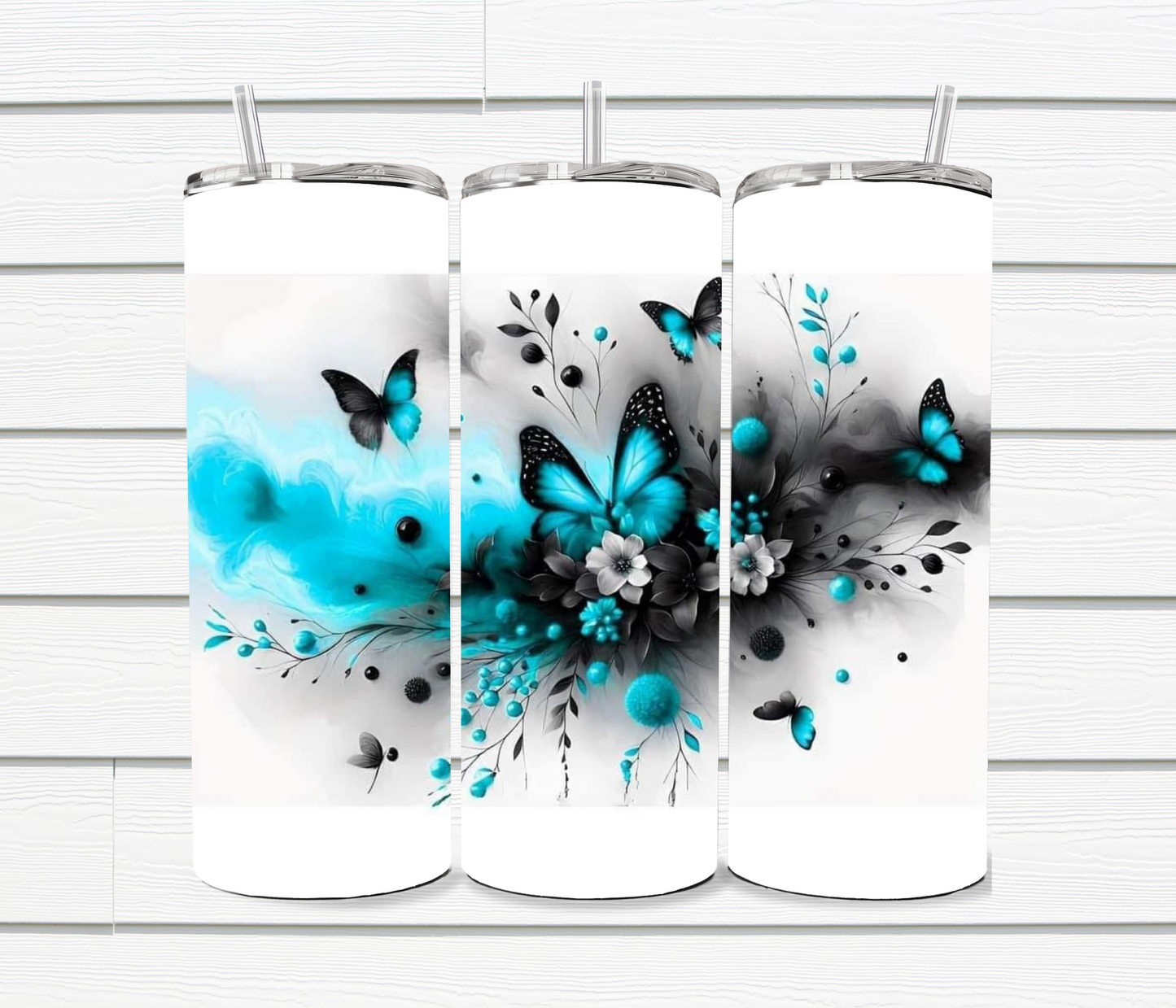 20 Oz Butterfly Wonders Sublimated Tumbler Collection